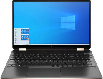 Hp Spectre 15-eb0000 - Core i7-10510U - 16GB RAM - 512GB SSD - Nvidia Geforce MX330 2GB Dedicated Graphcics - Windows 11 - NightFall Black/Gold - USA English Backlight Keyboard with NumPad