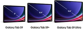 Samsung Galaxy Tab S9 WiFi Android Tablet, 8GB RAM, 128GB Storage MicroSD Slot, S Pen Included, Graphite