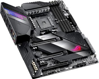 ASUS ROG STRIX X570-F (AMD X570) ATX gaming motherboard with PCIe 4.0, Intel Gigabit Ethernet, 14 power stages, dual M.2 with heatsinks, SATA 6Gb/s, USB 3.2 Gen 2 and Aura Sync RGB lighting - Black