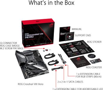 ASUS ROG STRIX X570-F (AMD X570) ATX gaming motherboard with PCIe 4.0, Intel Gigabit Ethernet, 14 power stages, dual M.2 with heatsinks, SATA 6Gb/s, USB 3.2 Gen 2 and Aura Sync RGB lighting - Black