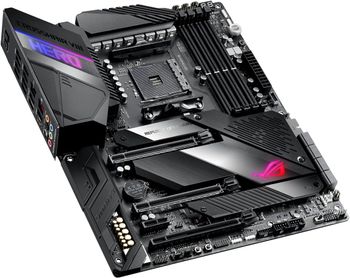 ASUS ROG STRIX X570-F (AMD X570) ATX gaming motherboard with PCIe 4.0, Intel Gigabit Ethernet, 14 power stages, dual M.2 with heatsinks, SATA 6Gb/s, USB 3.2 Gen 2 and Aura Sync RGB lighting - Black