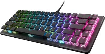 ROCCAT Vulcan II Mini – 65% Optical PC Gaming Keyboard with Customizable RGB Illumination, Detachable Cable, Button Duplicator, Aluminum Plate, 100M Keystroke Durability - Black (ROC-12-043)