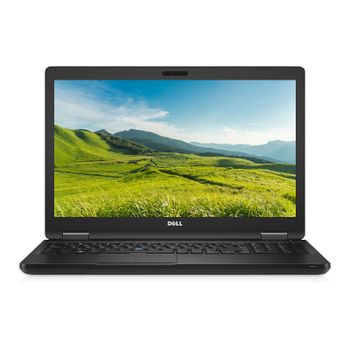 لاب توب Dell Latitude 5580 i5-6th، 8GB، DDR4، 128GB SSD، Windows 10 Pro، 15.6، ENG KB، أسود