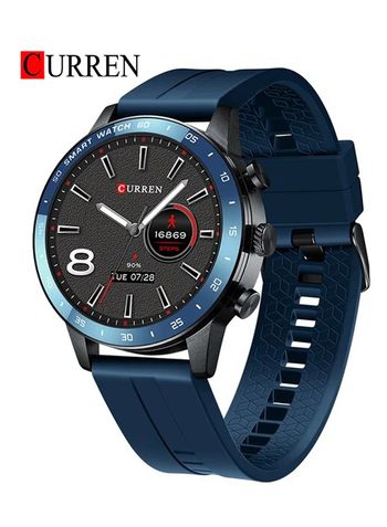 CURREN 6001 Intelligent full touch screen waterproof smart watch For Men's & Women's - Blue