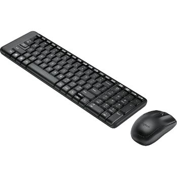 Logitech MK220 Wireless Combo Arabic/English Keyboard - Black