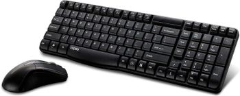 Rapoo X1800 Wireless Mouse And Keyboard Combo - Black