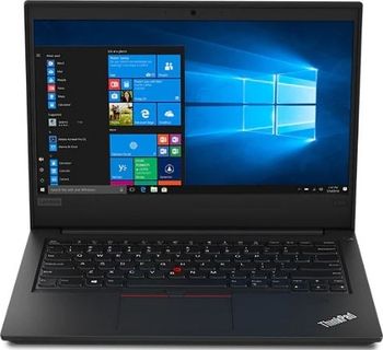 Lenovo ThinkPad Edge E490 Laptop 8th Generation i3 8265U 1.6Ghz 8GB RAM 256GB SSD, 14.0 HD Display Keyboard English Arabic Sticker Windows 10 Pro - Black