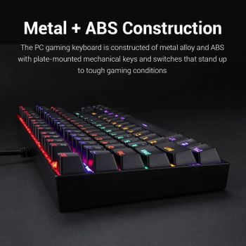 لوحة مفاتيح ميكانيكية للألعاب Redragon KUMARA K552-RGB - اسود