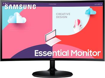 Samsung LS27C360 27" Curved FullHD 1080p Monitor - 1920x1080, HDMI, VGA