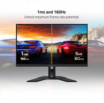 Gigabyte M27U 27" 160Hz 2160P UHD-KVM Gaming Monitor, 3840 x 2160 4k SS IPS Display, 1ms (MPRT) Response Time, 95% DCI-P3, HDR, FreeSync Premium Pro, 1x DP 1.4, 2X HDMI 2.1, 3X USB 3.2, 1x USB Type-C