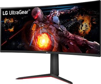 LG 34GP63A-B 34" Curved UltraGear™ VA panel QHD (3440 x 1440) Display HDR 10 1ms MBR (5ms GtG) 160Hz Refresh Rate & AMD FreeSync™ PremiumMonitor with Tilt/Height Adjustable Stand - Black