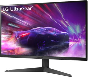 شاشة الألعاب أل جي 24GQ50F-B ألتراجير من إل جي 24 بوصة VA FHD 165 هرتز 1 مللي ثانية MBR AMD FreeSync HDMI 1.4 X 2, DP 1.2 X 1