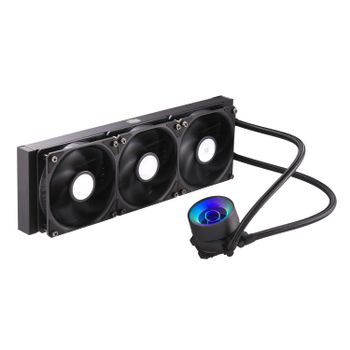 Cooler Master MasterLiquid ML360 Mirror ARGB CPU Liquid Cooler - 3rd Gen. Pump AIO Water Cooling System, 3 x 120mm SickleFlow V2 Fans, Enhanced 360mm Radiator - AMD & Intel Socket Compatible