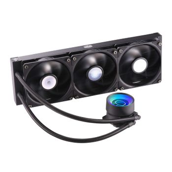 Cooler Master MasterLiquid ML360 Mirror ARGB CPU Liquid Cooler - 3rd Gen. Pump AIO Water Cooling System, 3 x 120mm SickleFlow V2 Fans, Enhanced 360mm Radiator - AMD & Intel Socket Compatible