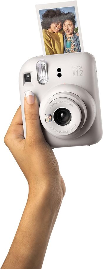 Fujifilm Instax Mini 12 Instant Camera - Clay White