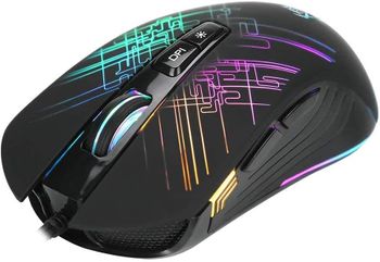 XTRIKE ME Gaming MouseUSB Optical Mouse - Black (Multicolor LED Backlight GM-510