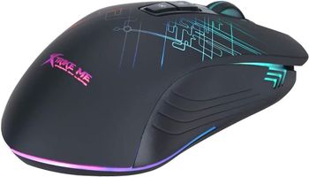 XTRIKE ME Gaming MouseUSB Optical Mouse - Black (Multicolor LED Backlight GM-510