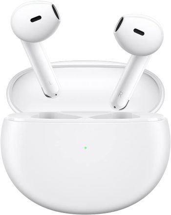 OPPO Official Enco Air W32 True Wireless Earbuds, Bluetooth 5.2, Quick Charge, Noise Cancellation, In-Ear Headset - White