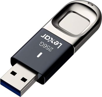 Lexar Jumpdrive Fingerprint F35 Usb 3.0 Flash Drive, 256GB Capacity