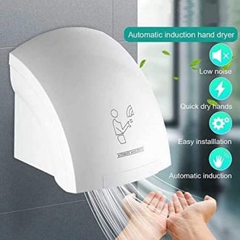 Royal Apex Constant Temperature Wall-Mounted Automatic Hand Dryer Commercial Toilet/Public Place Hand Dryer, 230VAC/1800W High Speed Automatic Electric Hand Dryer