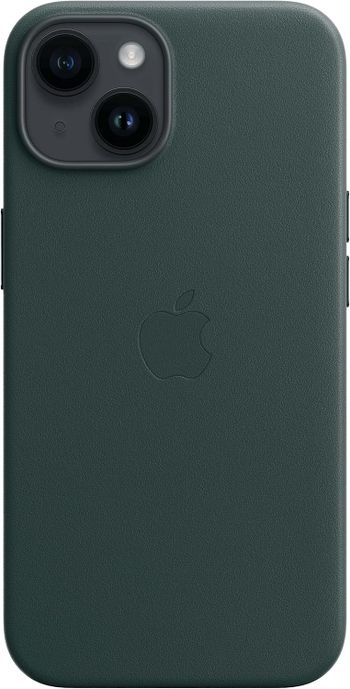 Apple iPhone 14 Leather Case with MagSafe - Forest Green ​​​​​​​