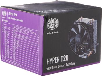 Cooler Master Hyper T20 CPU Cooler - Black Support Intel & AMD CPU Socket - LGA1200, LGA1151, LGA1150, LGA1155, LGA1156, LGA775, AM4, AM3+, AM3, AM2, FM2+, FM2, FM1 | CPU Air Cooler