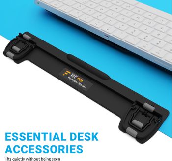 GPG2 ESC Flip Computer Keyboard and Laptop Stand with 3 Adjustable Angles, Fits Most Keyboards (keyboard not included)