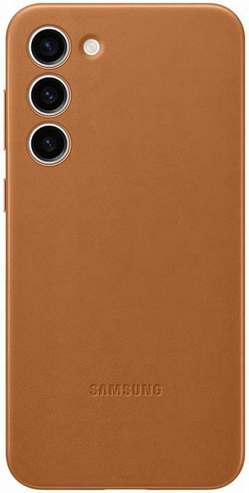 Samsung Galaxy S23+ Leather Case Camel