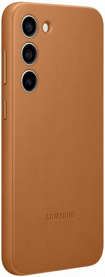 Samsung Galaxy S23+ Leather Case Camel