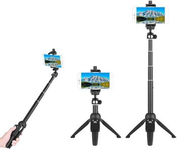 Sunloud Selfie Stick – Selfie Stick & Tripod 2 in 1 with Bluetooth Remote Control Compatible with iOS and Android with Adjustable Stand for Mobile Phones and Automatic Cameras.