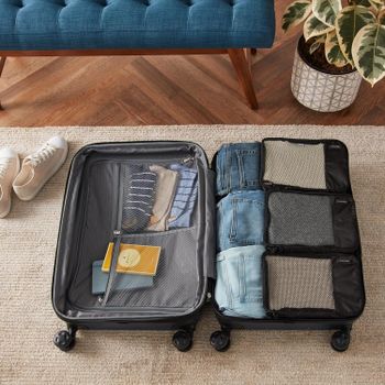 Amazn Basics Packing Cubes Small 4-Piece Set - Black