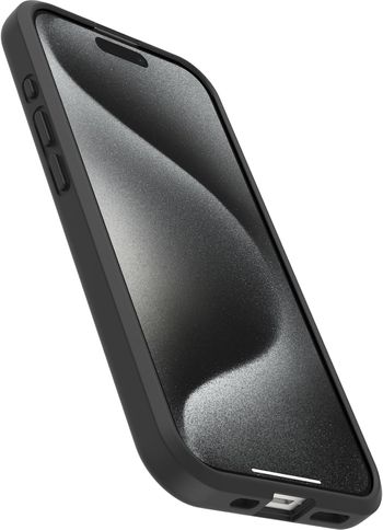 جراب OtterBox Sleek Series لهاتف iPhone 15 Pro  جراب مقاوم للصدمات والسقوط ونحيف للغاية  جراب رفيع واقٍ تم اختباره وفقًا للمعايير العسكرية بدون عبوة للبيع بالتجزئة - شفاف/أسود