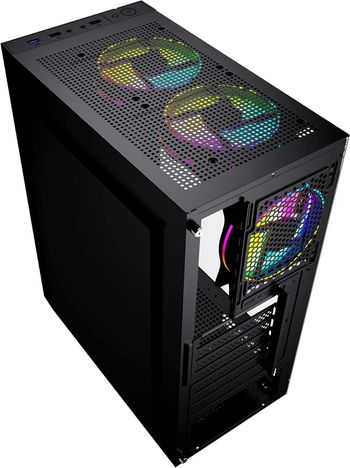 Twisted Minds Trinity-03 Mid Tower Gaming Case – Black