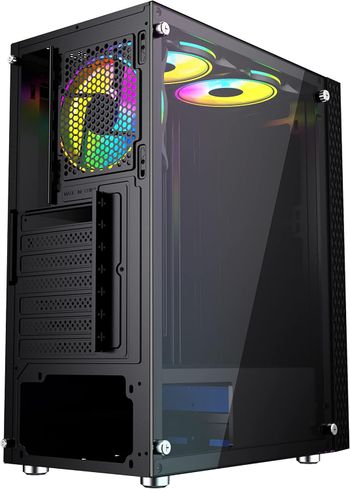 Twisted Minds Trinity-03 Mid Tower Gaming Case – Black