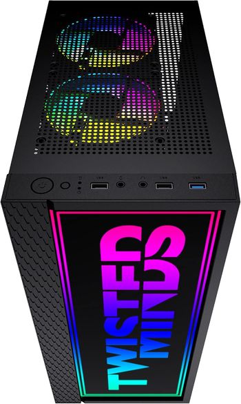 Twisted Minds Trinity-03 Mid Tower Gaming Case – Black