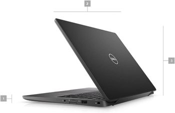 Dell Latitude 7300 Laptop 13.3 Inch FHD Intel Core i7 8th Generation i7-8665U Quad Core 4.8Ghz 512GB SSD 16GB RAM Windows 10 Pro - Black