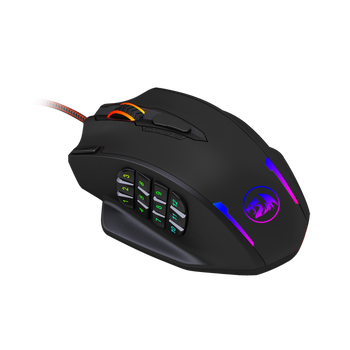 Redragon Impact 12400dpi Mmo Gaming Mouse – Black