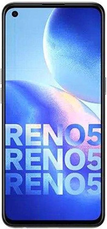 OPPO Reno 5A 5G Single Nano Sim +esim A1030P NFC 6.5 Inch FHD Display 90Hz Waterproof and dustproof 64+8+2+2 MP Quad Camera &16MP Front Camera 4000Mah Battery Fingerprint 128GB - 6GB RAM -Black