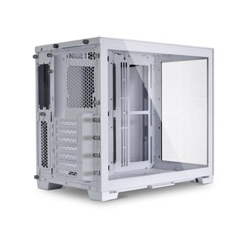 Lian Li O11 Dynamic Mini Snow White - White SECC, Aluminum, Tempered Glass, ATX, Mirco ATX , Mini ITX Mini Tower Computer Case