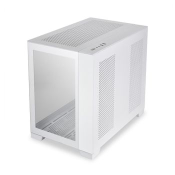 Lian Li O11 Dynamic Mini Snow White - White SECC, Aluminum, Tempered Glass, ATX, Mirco ATX , Mini ITX Mini Tower Computer Case