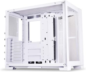 Lian Li O11 Dynamic Mini Snow White - SECC / Aluminum /Tempered Glass/ ATX,  Mirco ATX , Mini-ITX / Mini Tower Computer Case - O11D Mini-S  ( Power Supply Size : SFX/ SFX-L )