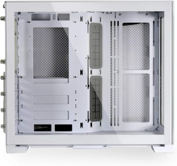 ليان لي O11 ديناميكي صغير ابيض ثلجي - SECC - ألومنيوم - زجاج مقسّى - ATX ، مايكرو ATX ، ميني-ITX - هيكل كمبيوتر ميني تاور - O11D ميني-S (حجم مزود الطاقة: SFX - SFX-L)