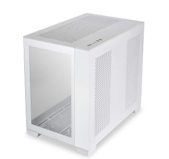 Lian Li O11 Dynamic Mini Snow White - SECC / Aluminum /Tempered Glass/ ATX,  Mirco ATX , Mini-ITX / Mini Tower Computer Case - O11D Mini-S  ( Power Supply Size : SFX/ SFX-L )