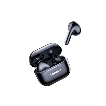 Lenovo LP40 TWS Wireless Earphone Bluetooth 5.0 Dual Stereo Bass Touch Control IP54 Life Waterproof - Black