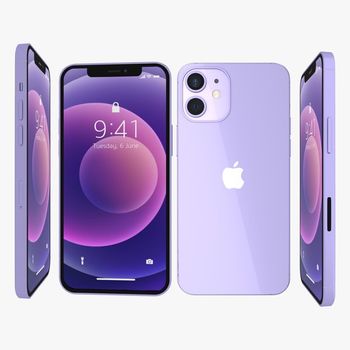 Apple iPhone 12 128GB 4GB RAM  - Purple