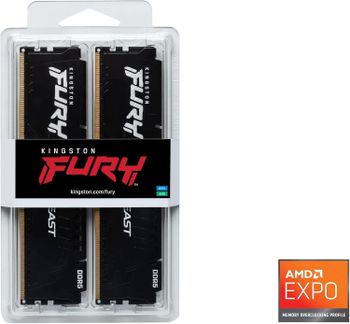 Kingston Ram Fury Beast (2 X 16GB) DDR5 6000MT/S (KF560C36BBEK2-32) 32GB