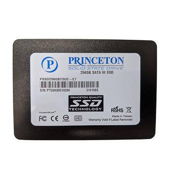 PRINCETON 2.5" 1TB SSD TLC SATA III 7mm Internal Solid State Drive Standard Temp Bandwidth Upto 510MB/Sec Transfer