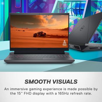 Dell 2024 Newest G15 5530 Gaming Laptop 15.6 Inch FHD (1920x1080) Display Intel 14-Core i7-13650HX NVIDIA GeForce RTX 4060 8GB GDDR6 Wi-Fi 6 Windows 11 Pro 2TB SSD - 32GB DDR5 RAM - Dark Shadow Gray