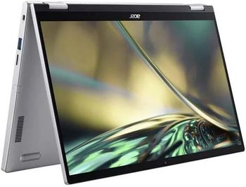 Acer Spin 3 SP314 -55N 2in1 Laptop 14 Inch FHD IPS Touch X360 Display 12th Generation Intel Core i5-1235U 10 Cores Upto 4.40GHz Processor - 8GB LPDDR4 Ram - 512Gb SSD - Intel Iris XE Graphics  -Rechargeable Active Stylus Included -  English, Arabic Keyboa