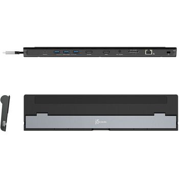 J5create USB-C Dual HDMI Docking Station (JCD542) - Black